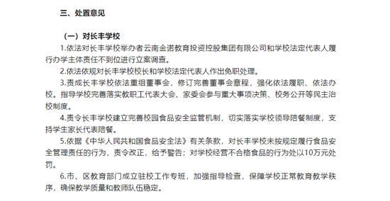 昆明学校臭肉事件处理结果，校长免职及其影响分析
