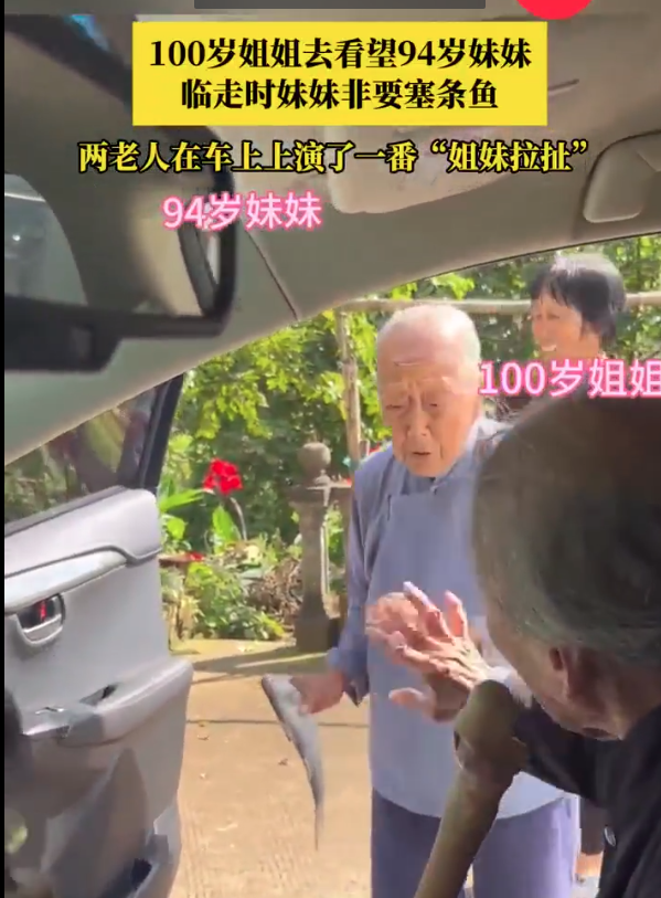 百岁姐姐与94岁妹妹的深情重逢，极限拉扯中的励志与温情时刻