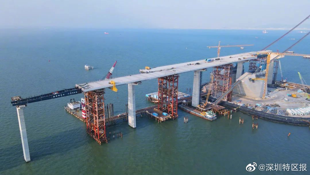深中通道建设最新进展速递