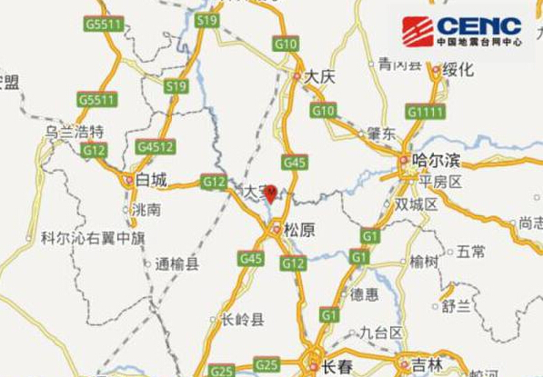 吉林地震实时更新，最新消息汇总