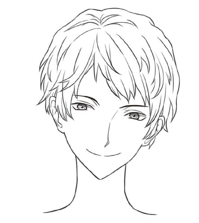 简笔画动漫男绘制指南，步骤与技巧详解