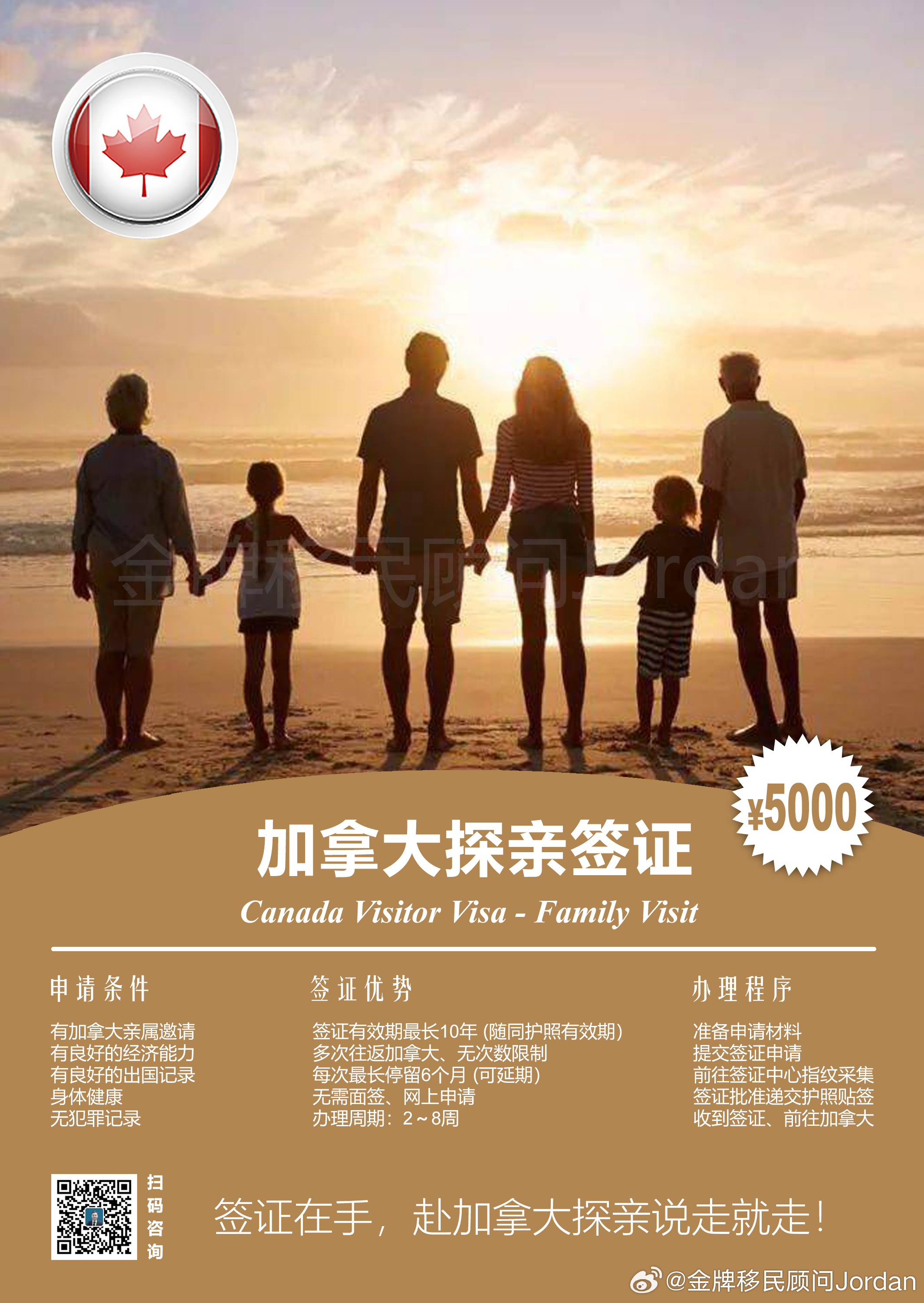 加拿大探亲签证最新办理流程指南