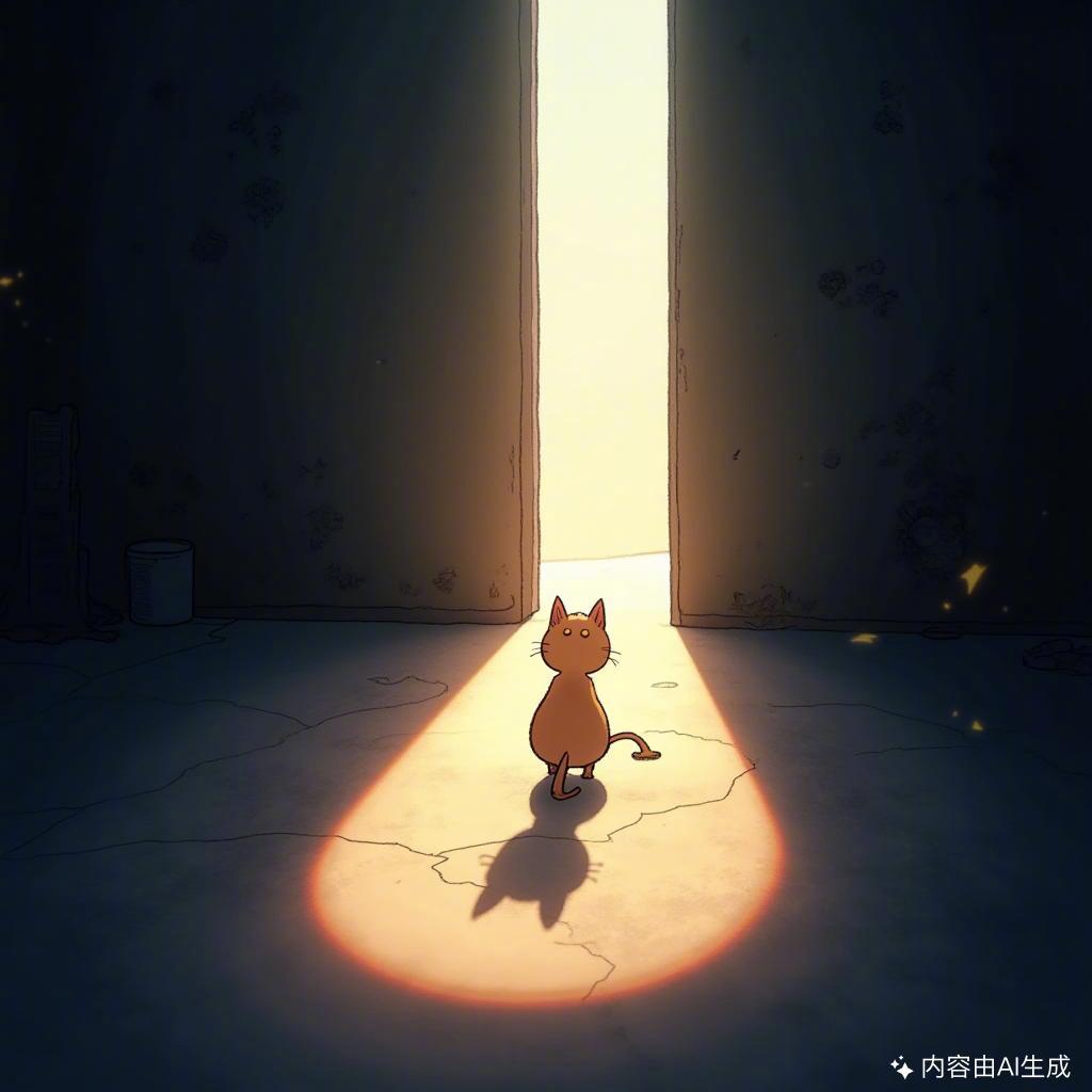 灰色动漫，屏幕中的力量与励志之光