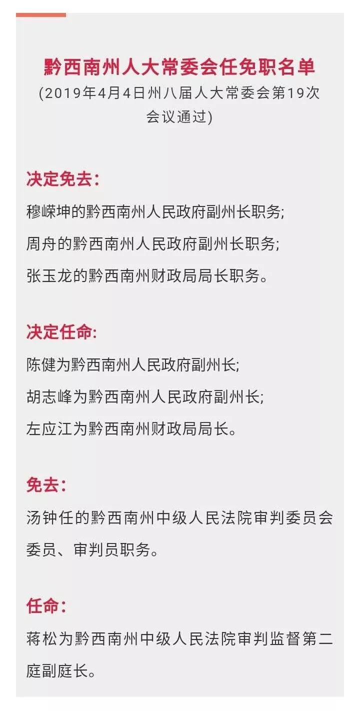 镇远最新人大任免公告，新篇章正式开启